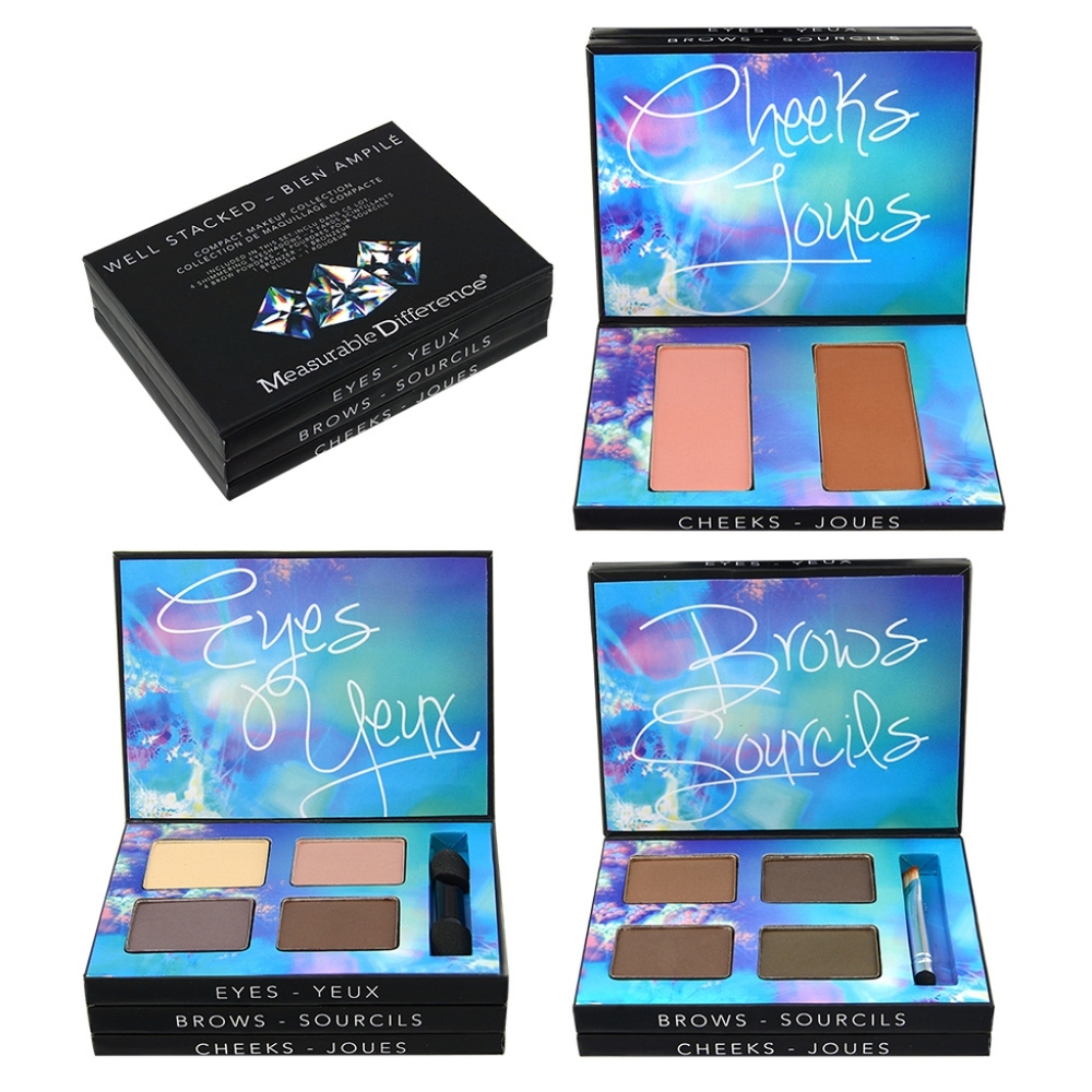 NWT WELL STACKED BY MEASURABLE DIFFERENCE MINERAL FULL FACE MAKEUP PALETTE!